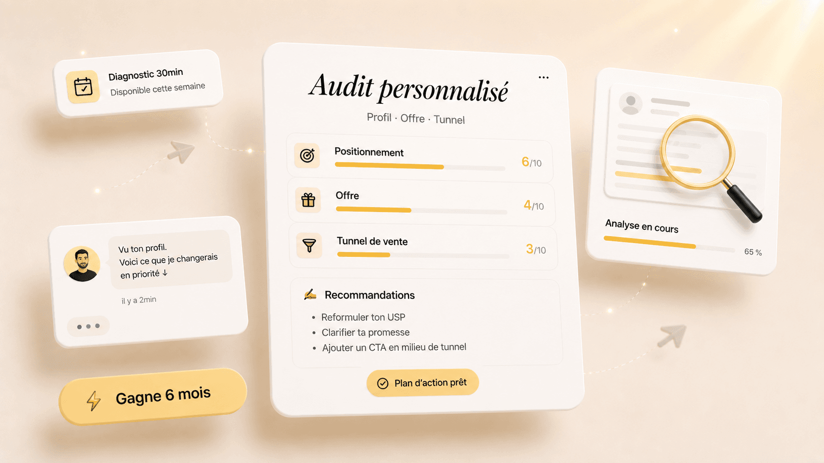 Audit stratégique SHIFT : positionnement, offre, tunnel